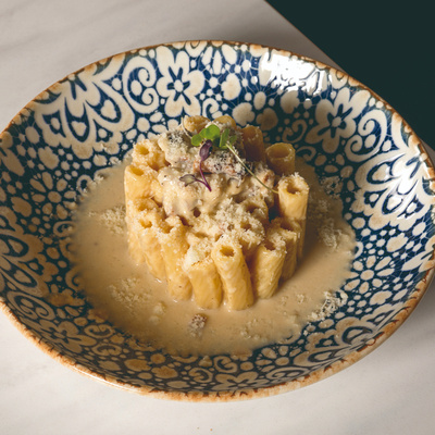 Pâtes Carbonara du Restaurant Al Lado à l'Hotel EME Catedral Mercer