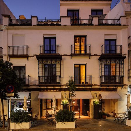 Building façade of the EME Catedral Mercer Hotel