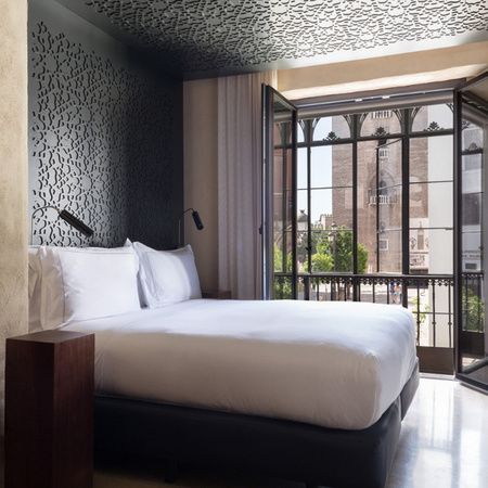 Room with views of the Cathedral at the EME Catedral Mercer Hotel